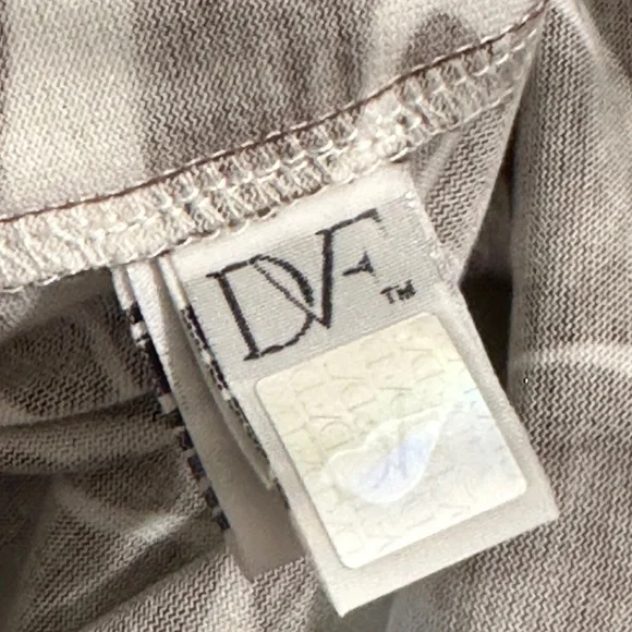 NWT Diane Von Furstenberg Reina Brown & White Floral Dress- Size 8 - Picture 5 of 10